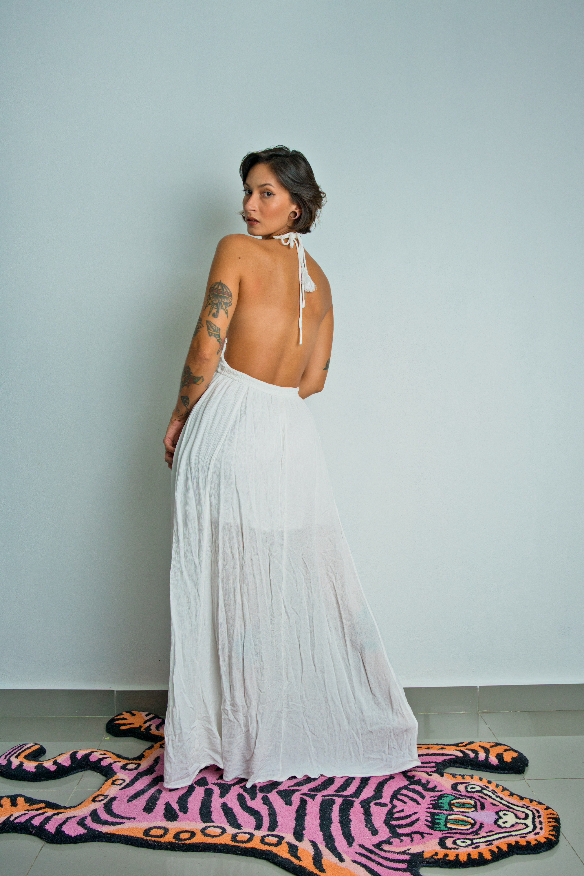 Linen Maxi Dress