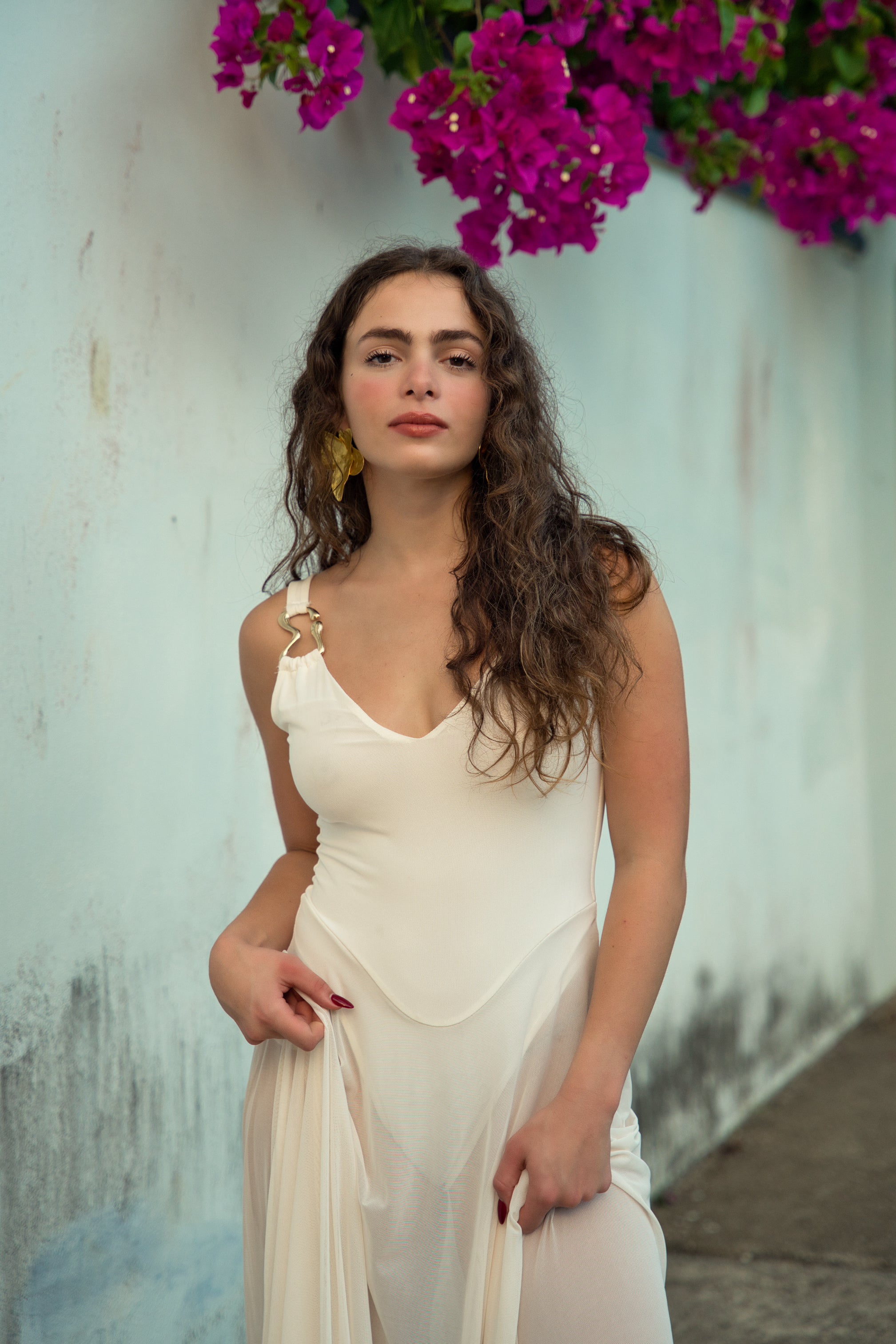 Crema Bodysuit Dress