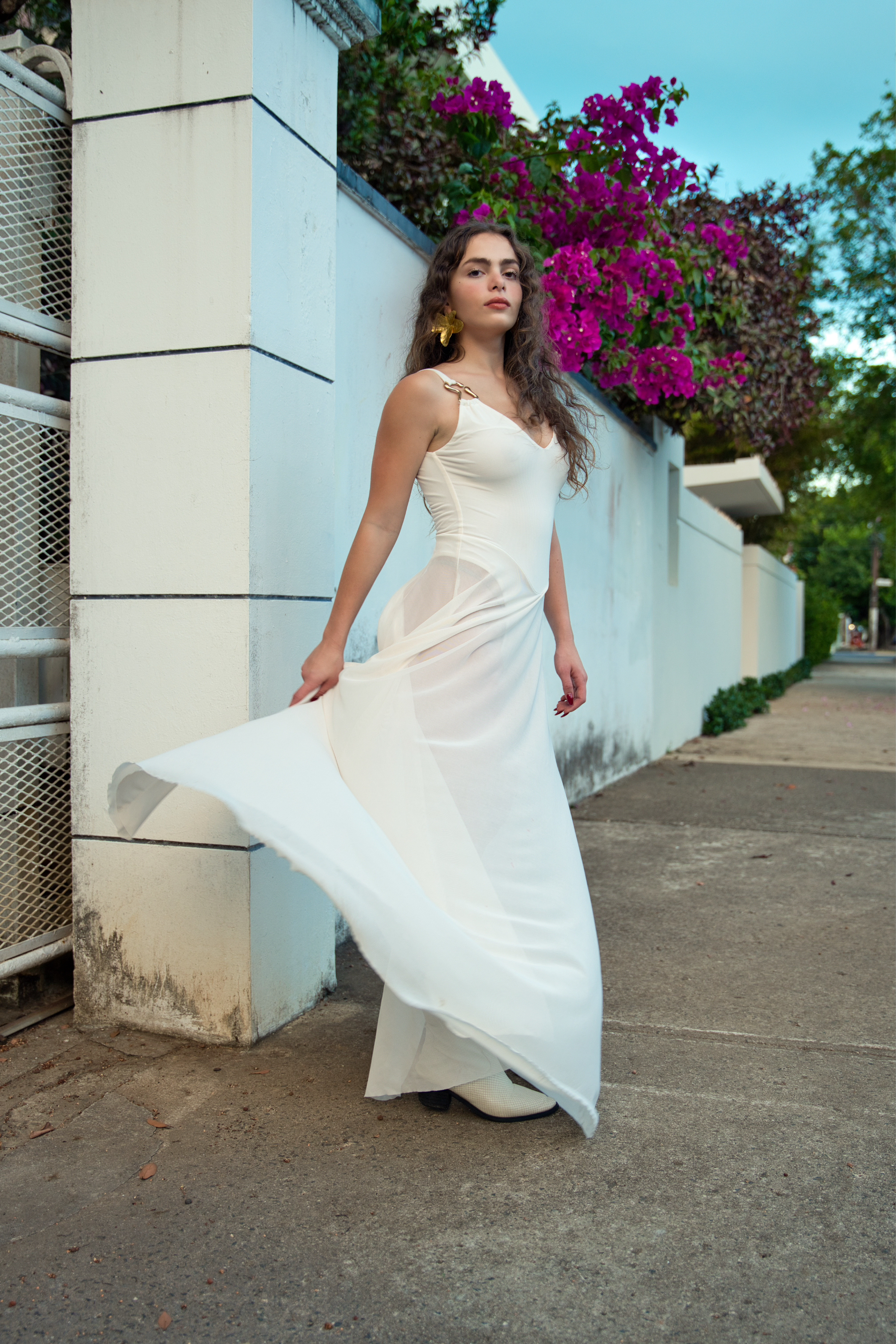 Crema Bodysuit Dress