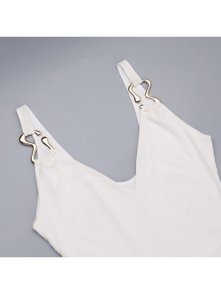 Crema Bodysuit Dress