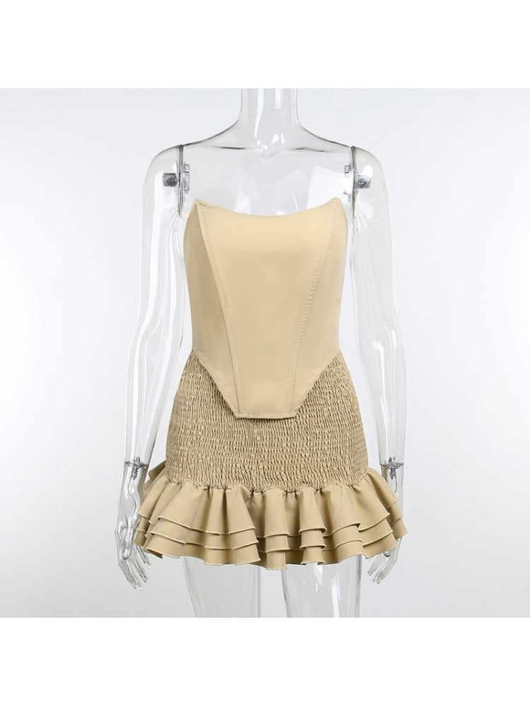 Smocked Corset Set