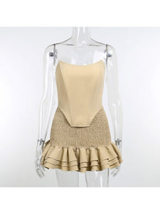 Smocked Corset Set