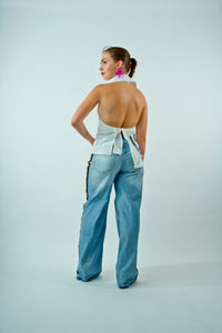 Lapel White Blouse