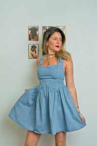 Denim Adjustable Back Dress