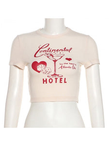 Continental Hotel Crop Top