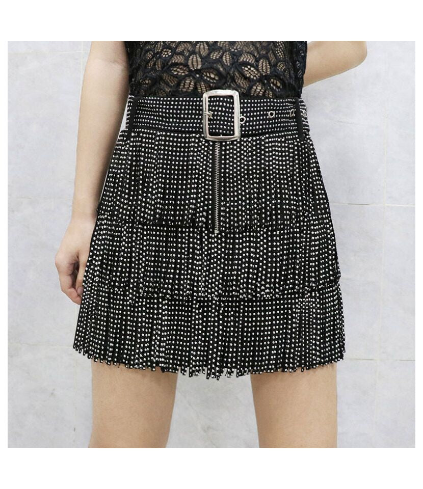 Studded Skort