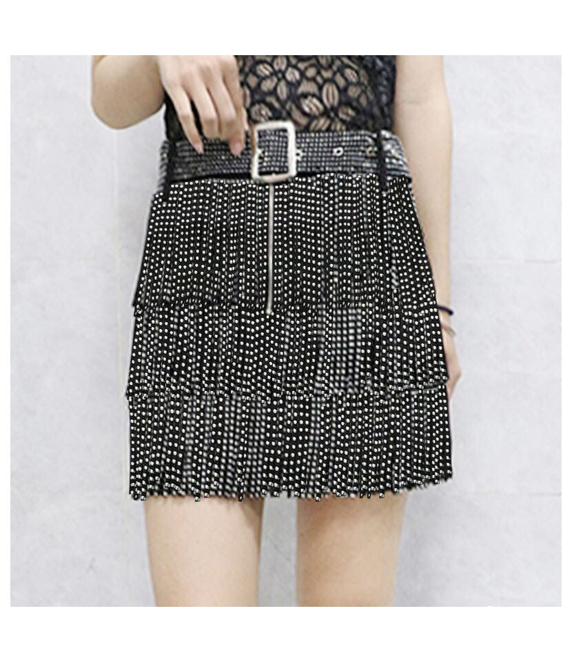 Studded Skort