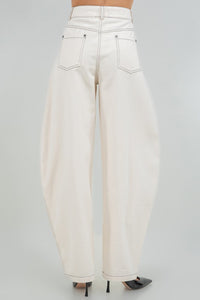 Oatmeal Barrel Pants