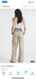 Denim WaistBand Trousers