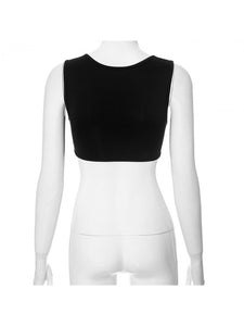 Clasp Cropped Top