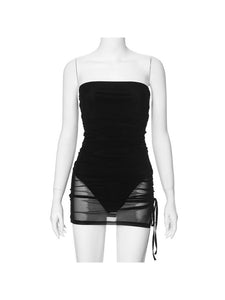 Mesh Bodysuit Dress