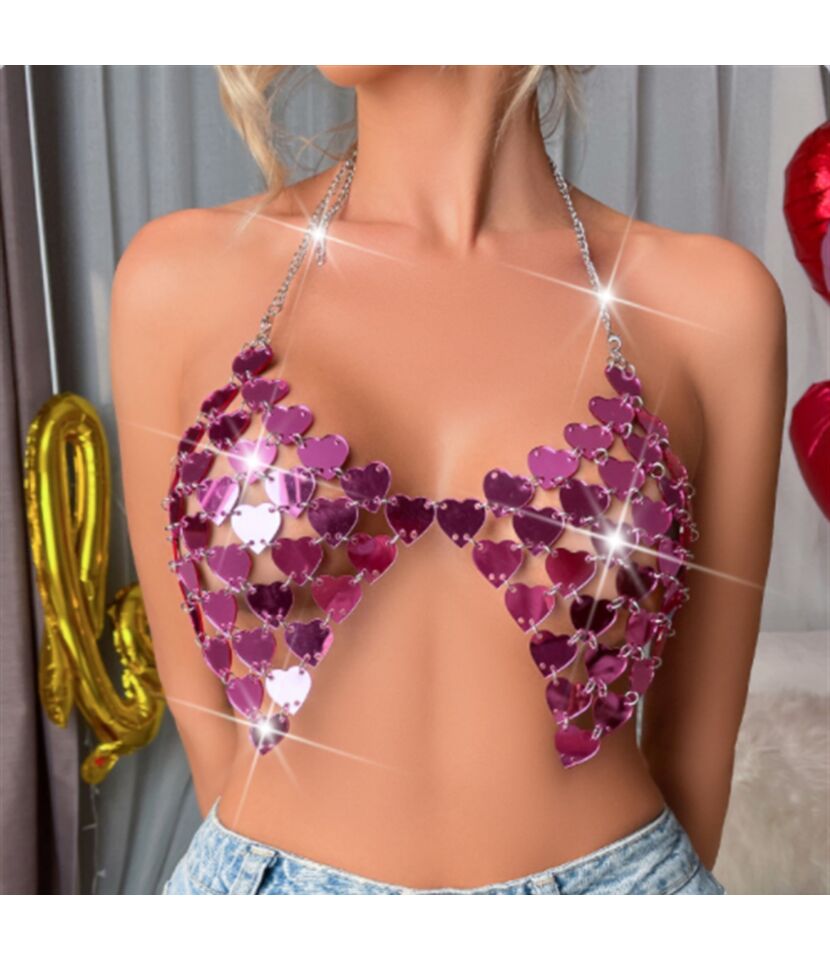 Hearts Brillo Top (Reversible)