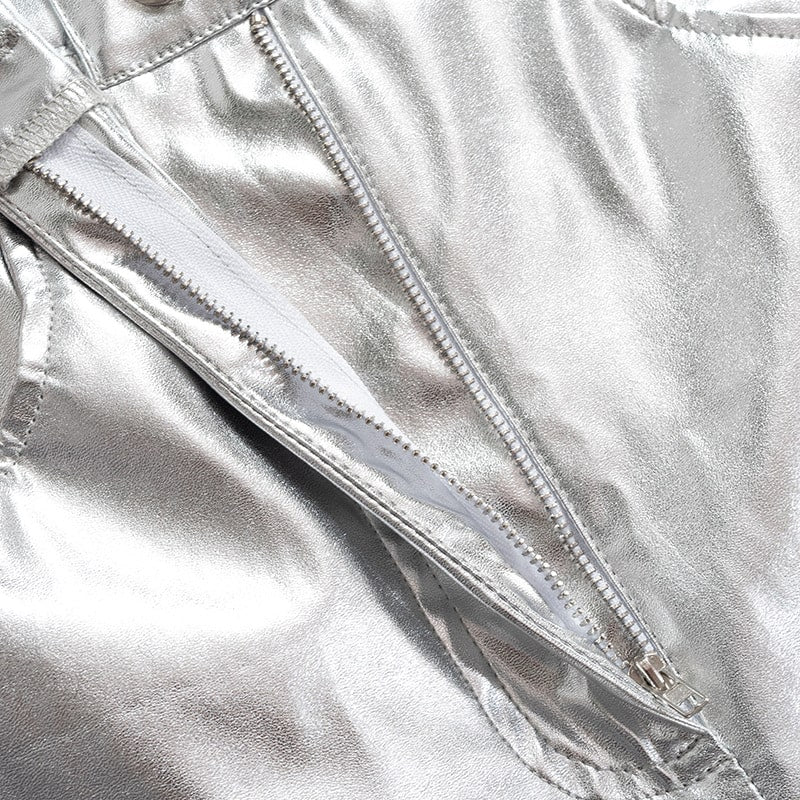 Silver Metallic Pants (PRE ORDER)