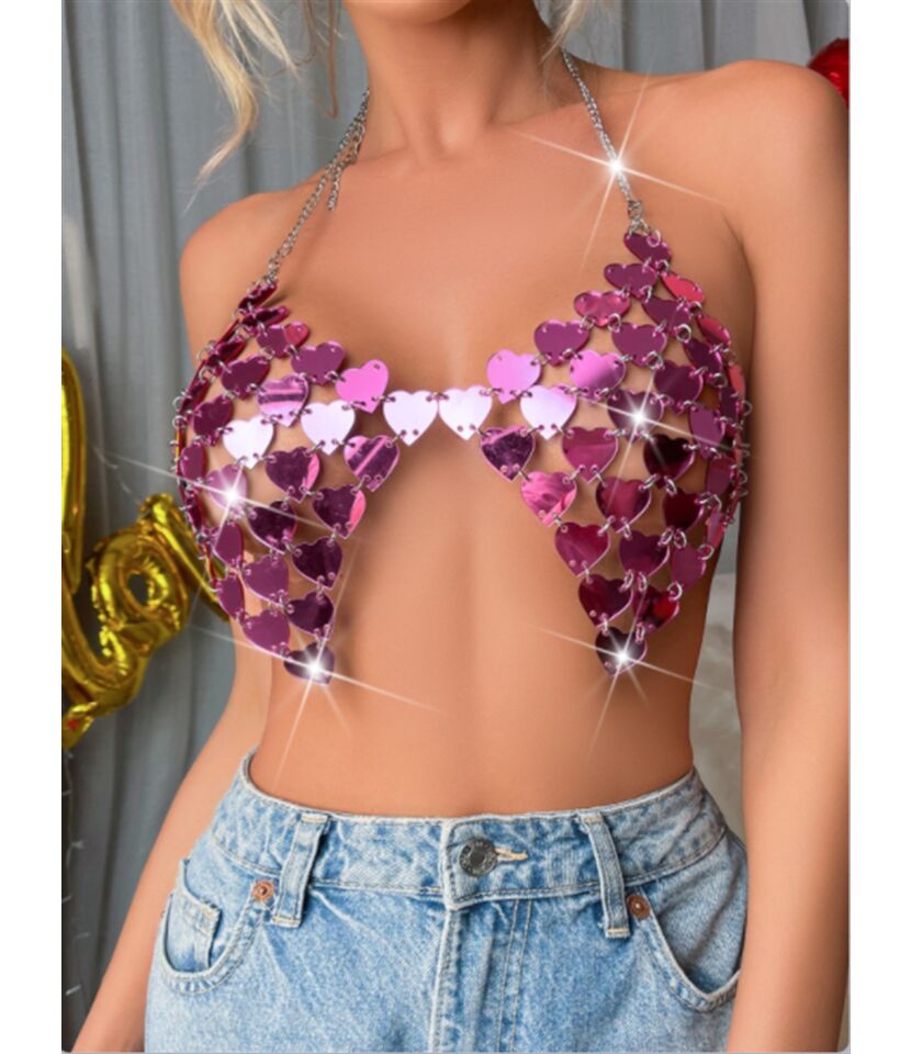 Hearts Brillo Top (Reversible)