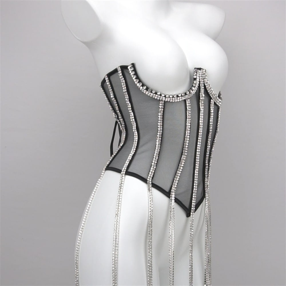 Rhinestone Corset