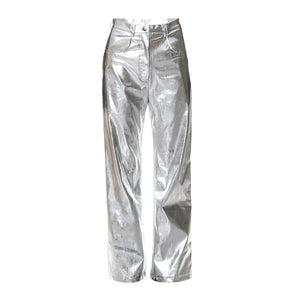 Silver Metallic Pants (PRE ORDER)