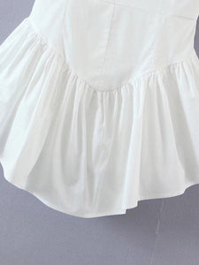 White Romper Dress (PRE ORDER)