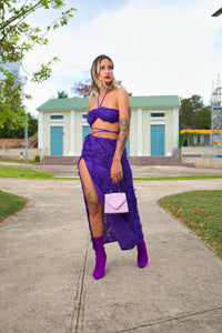 Púrpura Skirt Set