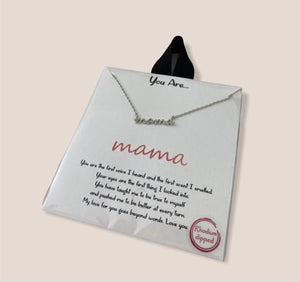 Mama Cursivo Necklace - Opium PR