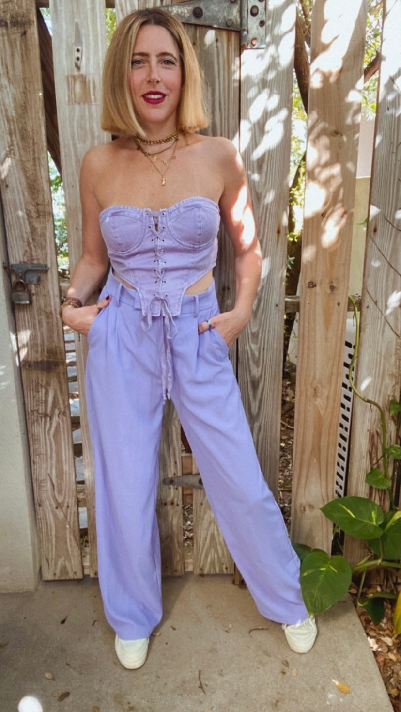 Violeta Ancho Pants