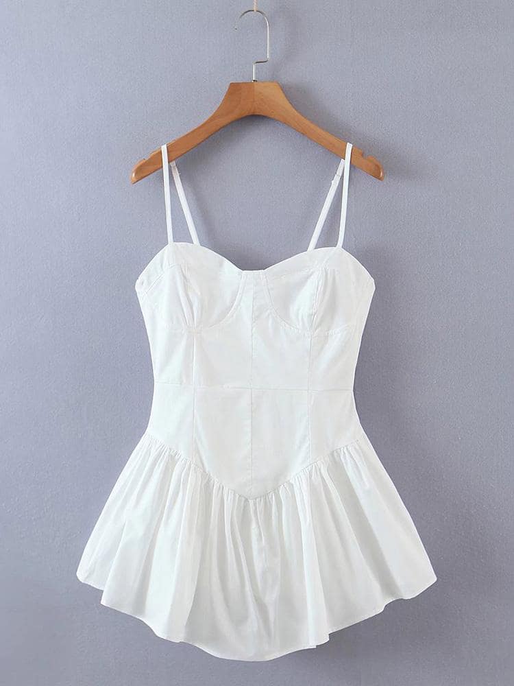 White Romper Dress (PRE ORDER)