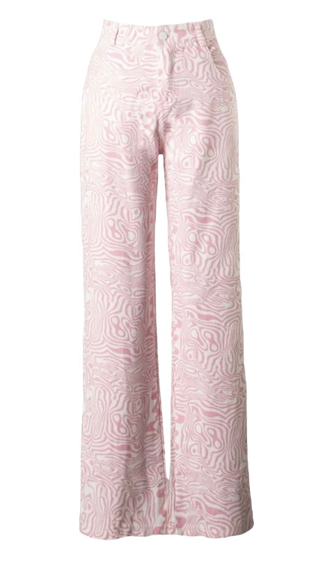 Pink Maze Denims