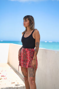 Snake Red Skirt - Opium PR