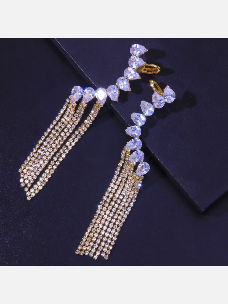 Rhinestone Ear Cuff