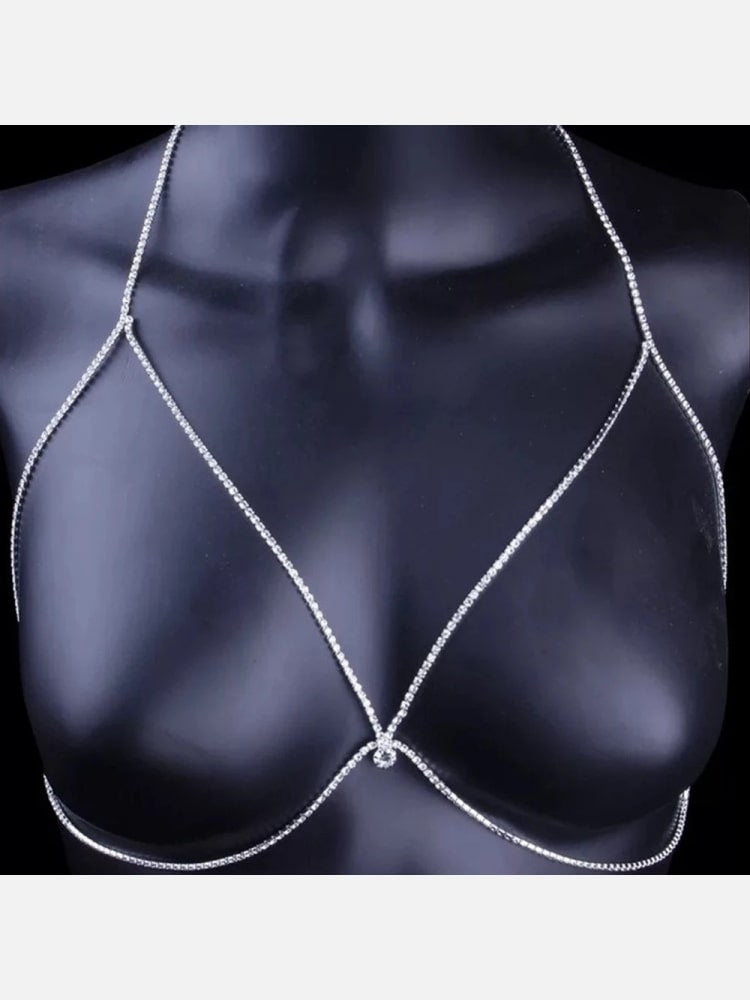 Rhinestone Hollowed Bodychain