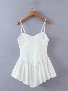 White Romper Dress (PRE ORDER)