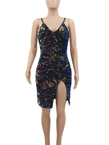 Sequins Felt Dress - Opium PR